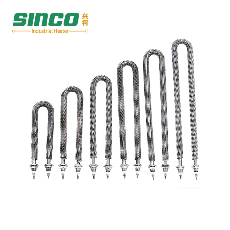 Industrial Electric Finned Heating Element Finned Tubular Heater