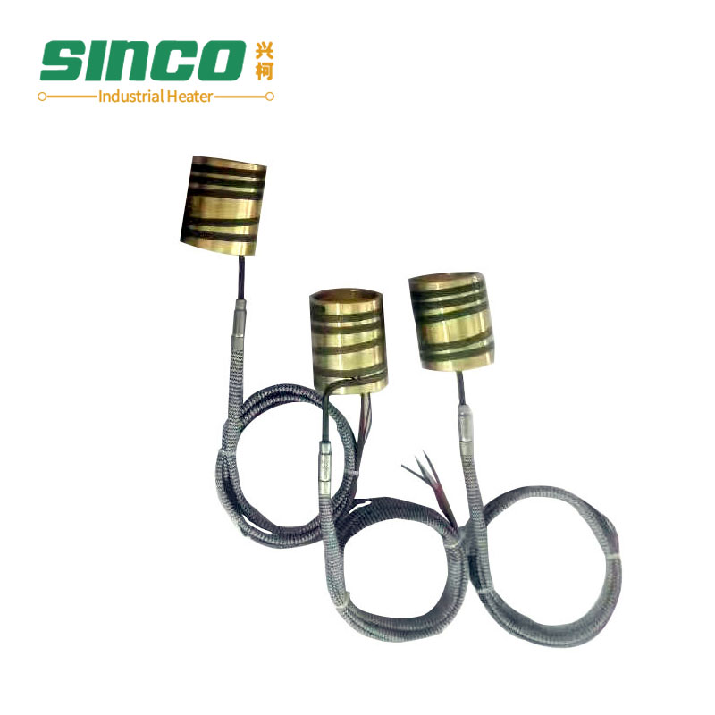Brass Hot Runner Spring Type Heater Coil with K Type Thermocouple for Injection Machine