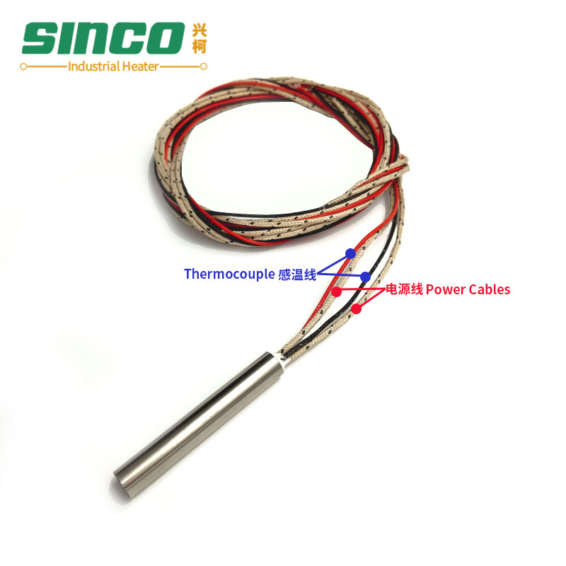Cartridge Heater with Type K Thermocouple