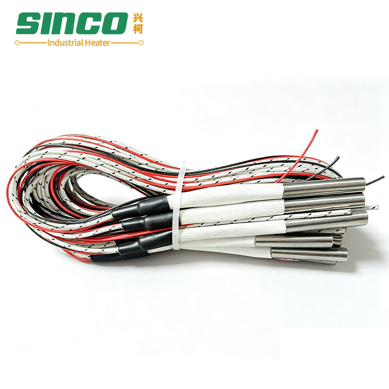 Industrial Stainless Steel Electric Cartridge Heater with K/J Type Thermocouple for Mold Heating