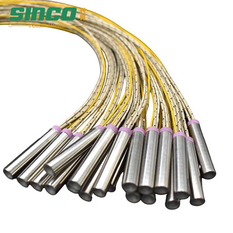 Electric Induction Heating Cartridge Heaters with Thermocouple