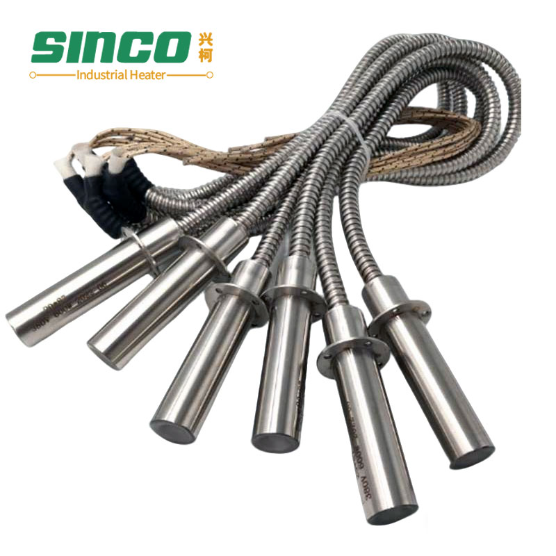 Tubular Heating Cartridge Heater with Flange Screw
