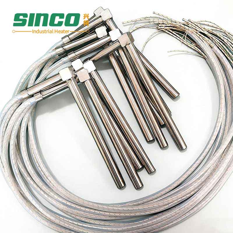 Tubular Heating Cartridge Heater with Flange Screw
