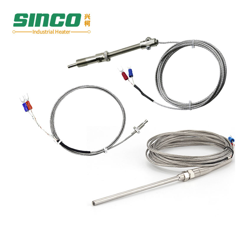 PT100 J Type Spring Temperature Sensor Thermocouple for PVC Extruder