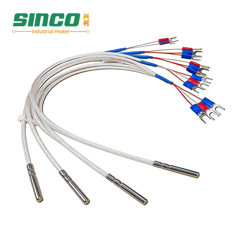 Peobe Type Fast Screw Armored Industrial Immersion High Temperature Sensor Ther