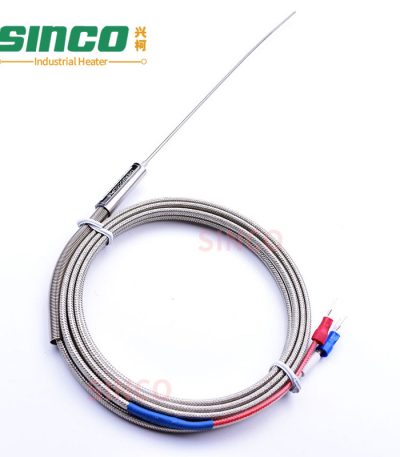 3 Wire 4 Wire Stainless Steel Probe Rtd Thermocouple Temperature Sensor PT100