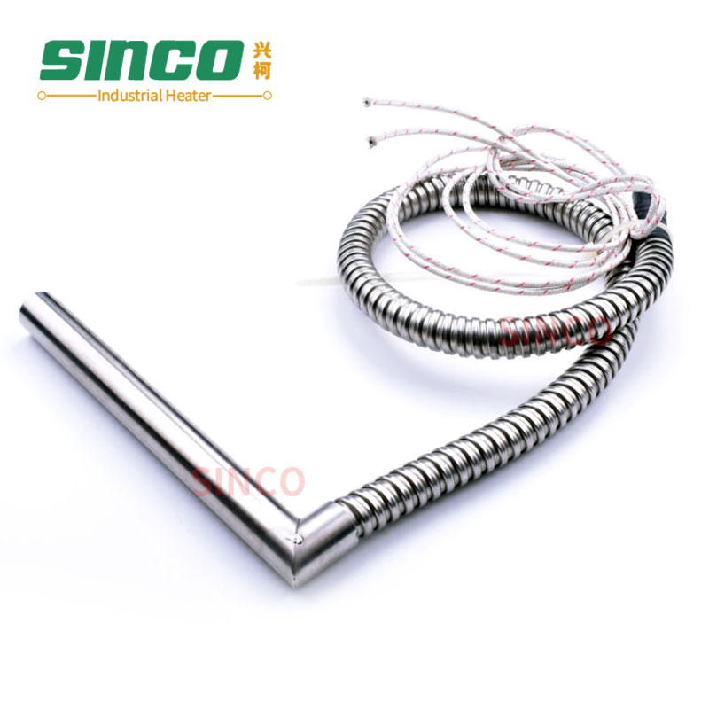 L Shape Cartridge Resistance Pencil Heater for Injection Molding Machine