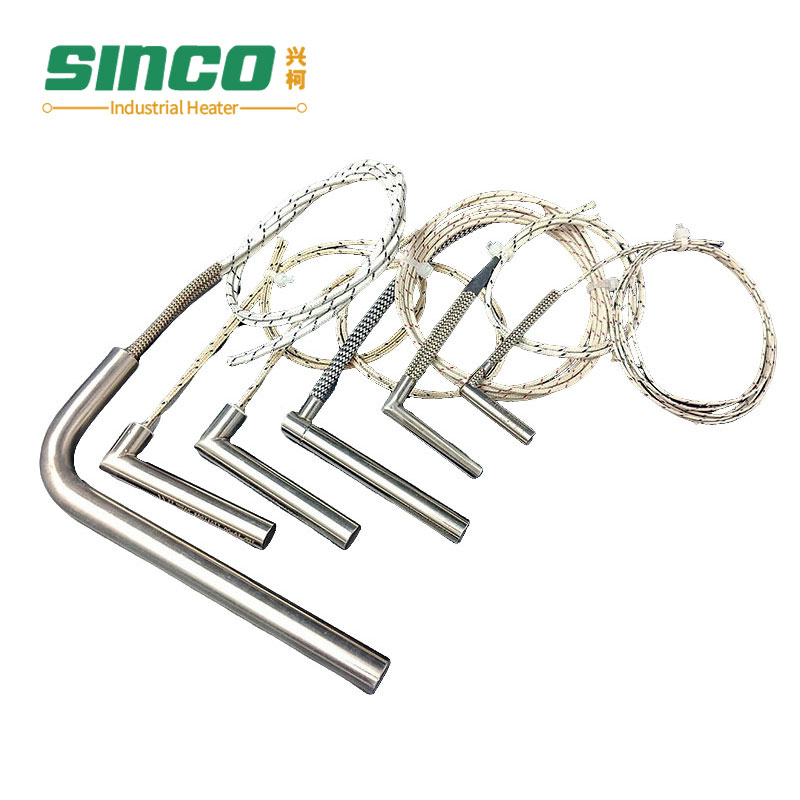 L Shape Electric Cartridge Rod Heater Heating Element