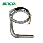 L Shape Immersion Cartridge Heater with Built in J Thermocouple Sensor