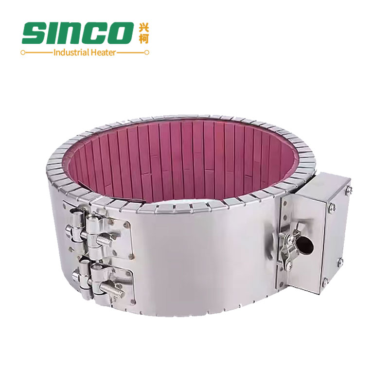 High Temperature 110V 2000W Electric Red Ceramic Band Heater