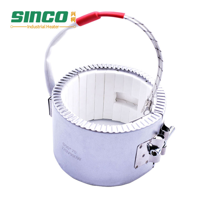 220V 3000W Industrial Electric Resistance Extruder Ceramic Band Heater for Plastic Extrusion